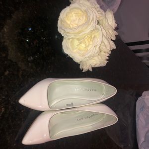 Madden Girl White High Heels